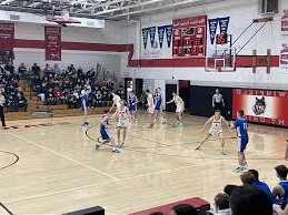 Wolves basketball meets Linville-Sully