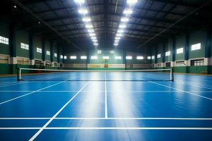 size of badminton court in feet